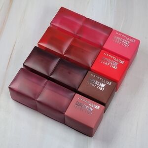 Maybelline Super Stay Teddy Tint Long Lasting Matte Lip Tint Bundle NEW!